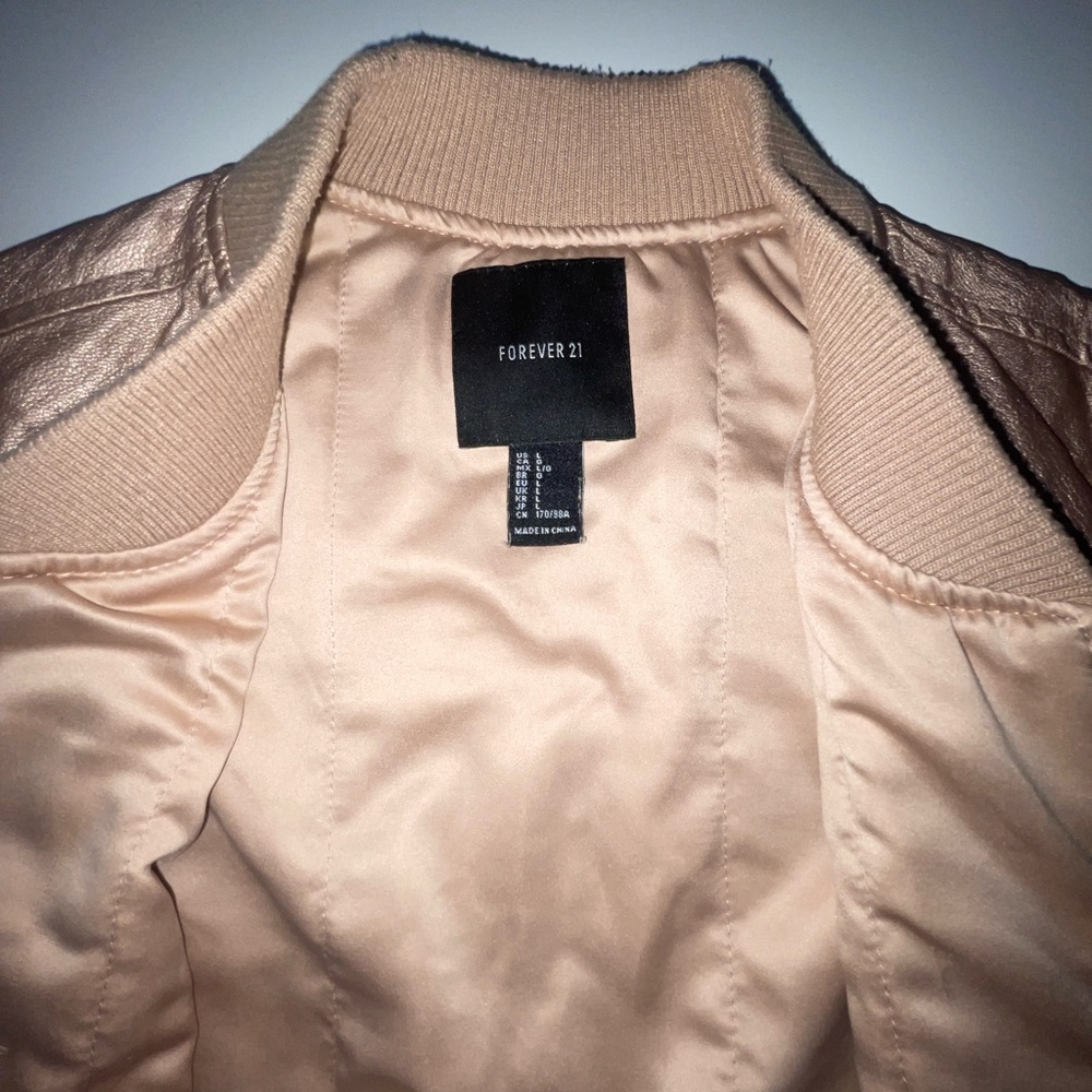 Forever 21 Rose Gold Blazer Jacket - Picture 6 of 7